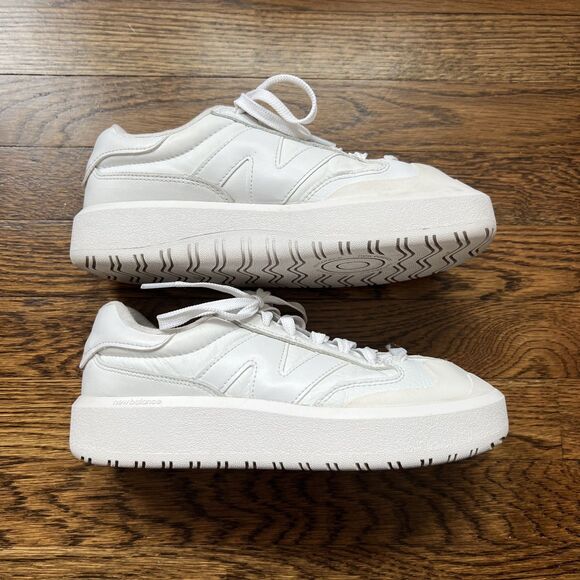 New Balance CT302 Platform Sneakers in White Women's Size 8.5 - Picture 4 of 10